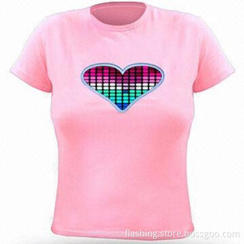 Hot Sale EL T-shirts, Made of 100% Cotton, Weighs 180g